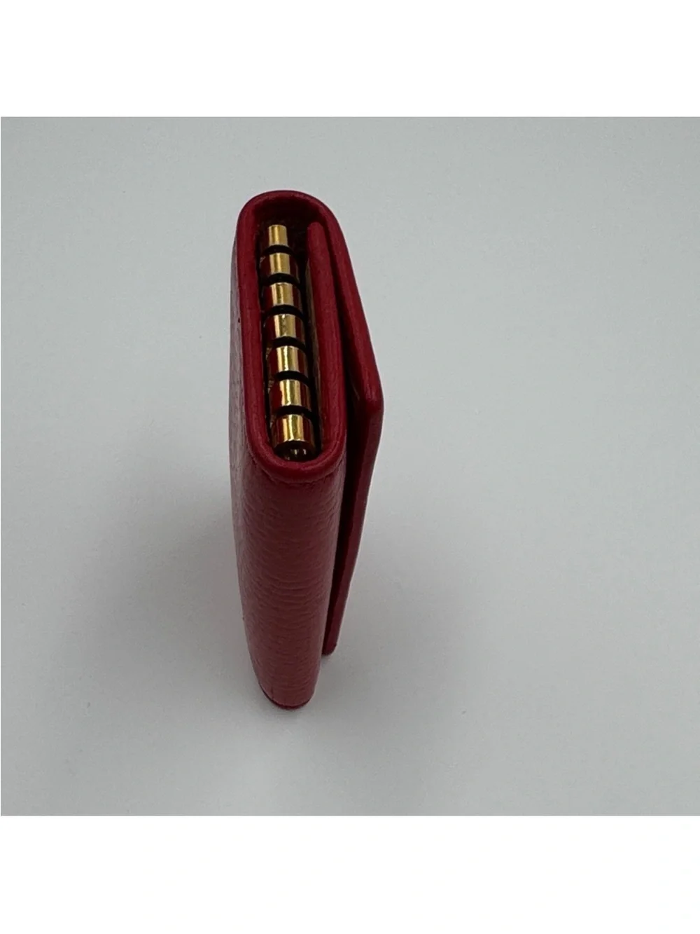 Gucci Cherry Red Leather Key Holder- Repainted